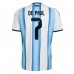 Argentina Rodrigo De Paul #7 Hjemmedrakt VM 2026 Korte ermer